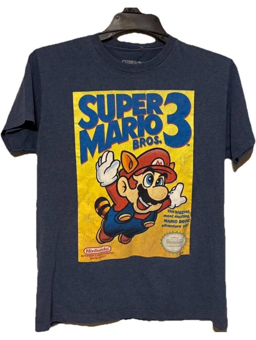 Super Mario Bros 3 Retro T Shirt! Licensed SNES Super Nintendo M